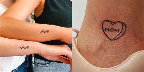 tatuajes de mama e hija pequeños